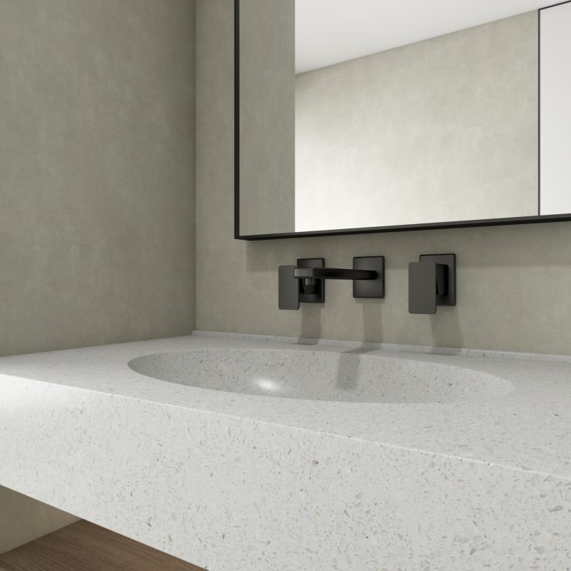 single moulding terrazzo top