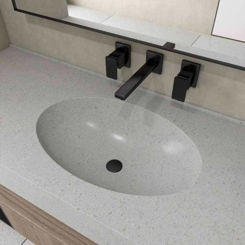 MT004 Terrazzo Cozy Home Texture Bath Sink And Bowl