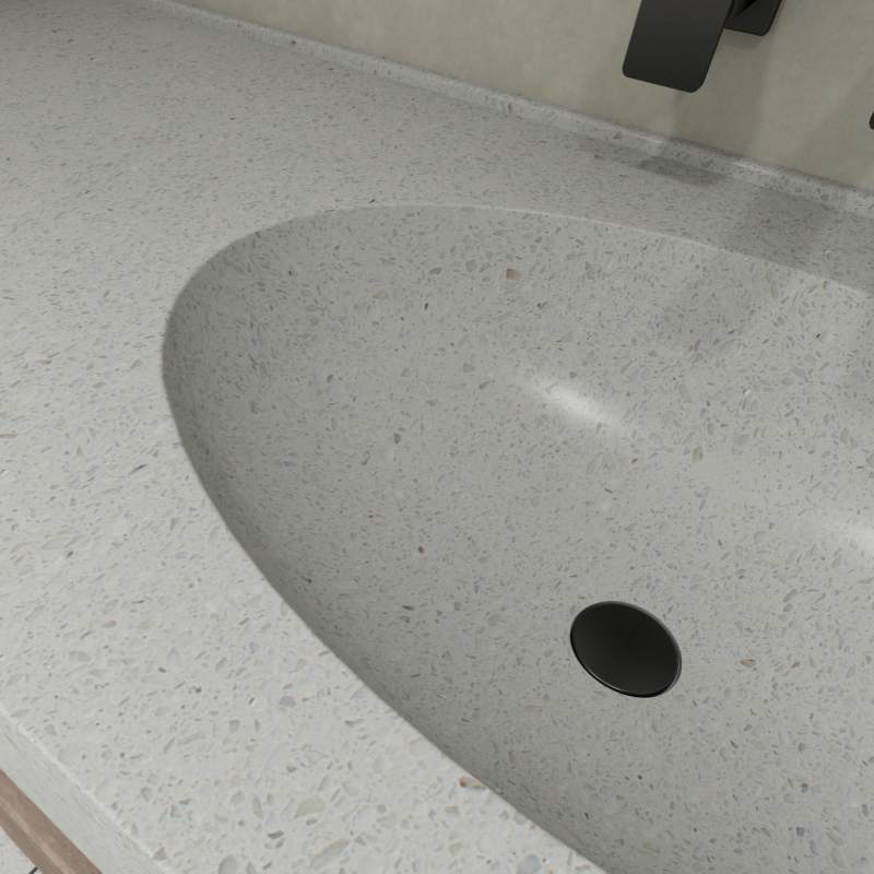 MT004 Terrazzo Cozy Home Texture Bath Sink And Bowl