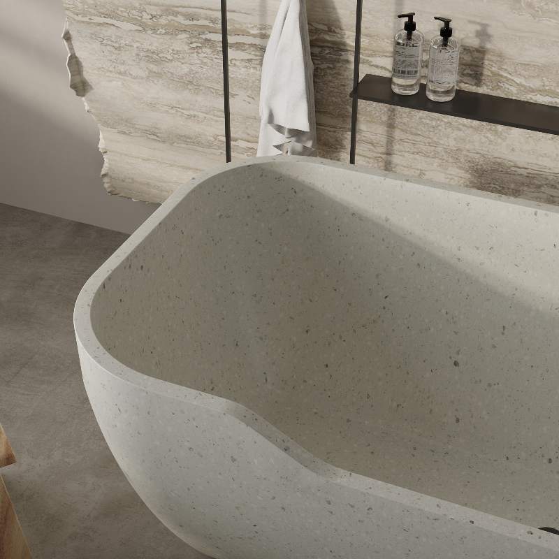 MY002 Uncommon Italian Design Terrazzo Bathtub