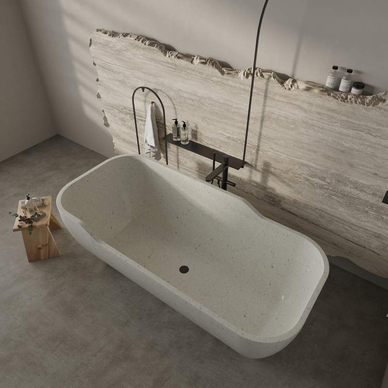 MY002 Uncommon Italian Design Terrazzo Bathtub