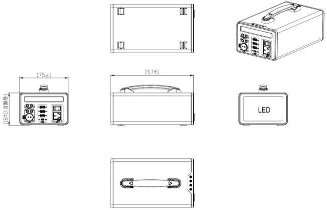 12.8V series battery