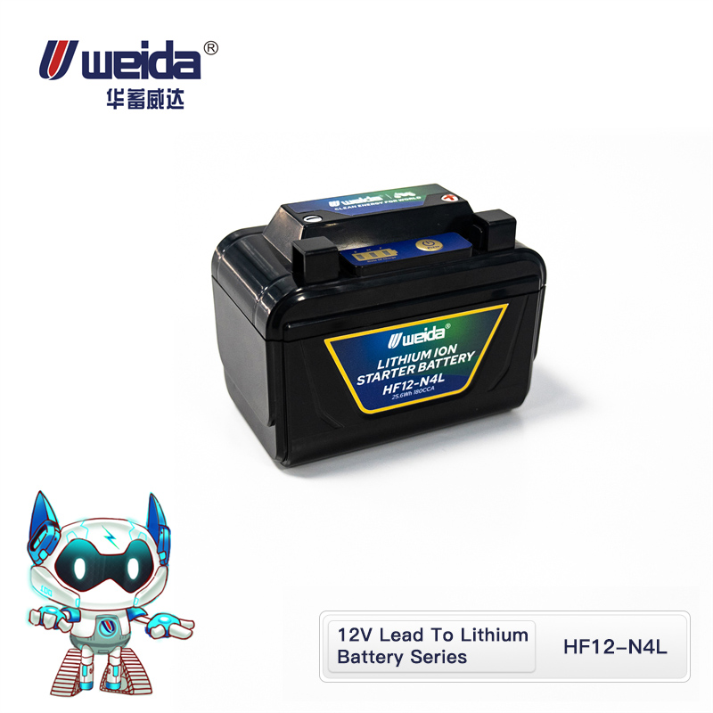 12,8V dẫn đến pin khởi động lithium