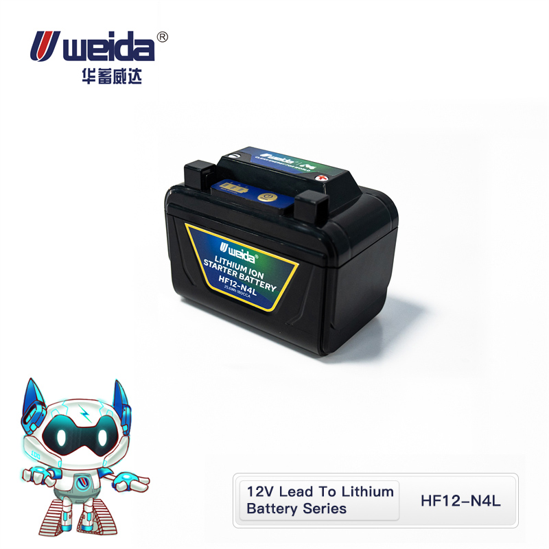 12,8V dẫn đến pin khởi động lithium