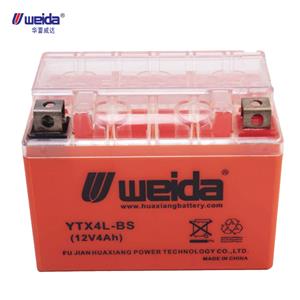 Baterai Asam Timbal Sepeda Motor Warna 12V