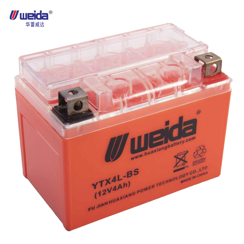 12V 彩色摩托车铅酸电池
