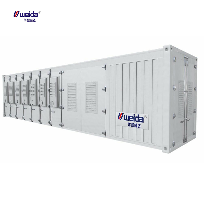 Sistema integrado de almacenamiento de energía en contenedores