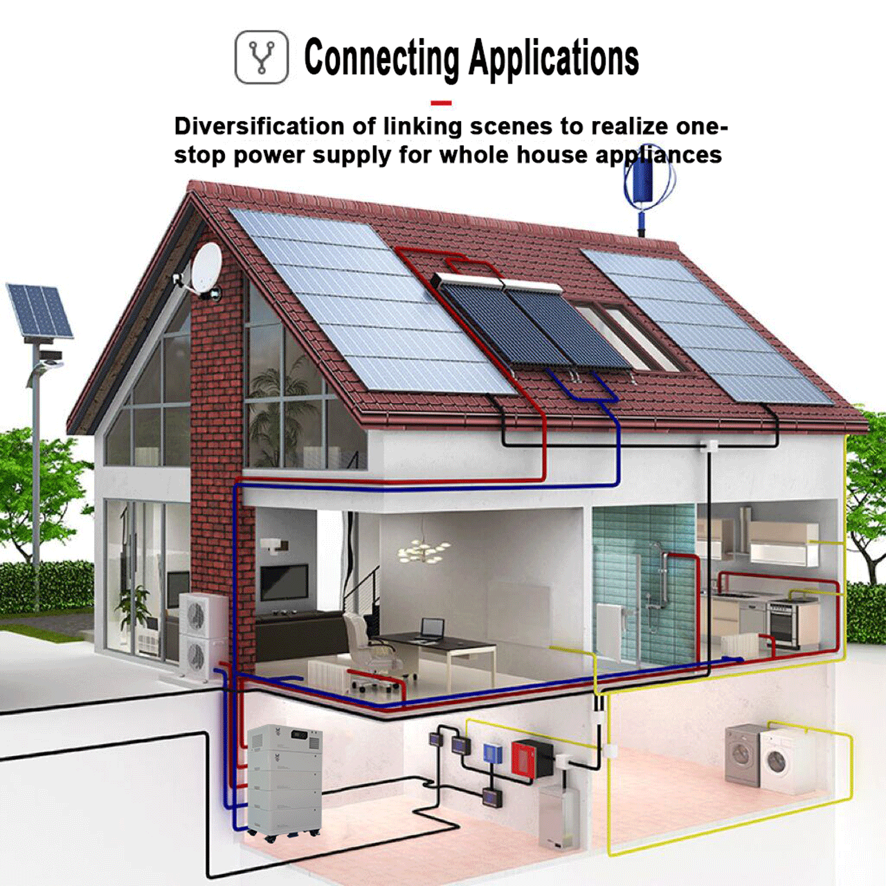 stacked energy storage for homes