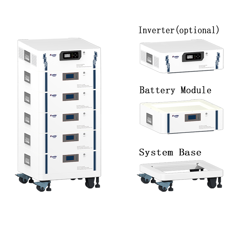Stacked home energy storage system