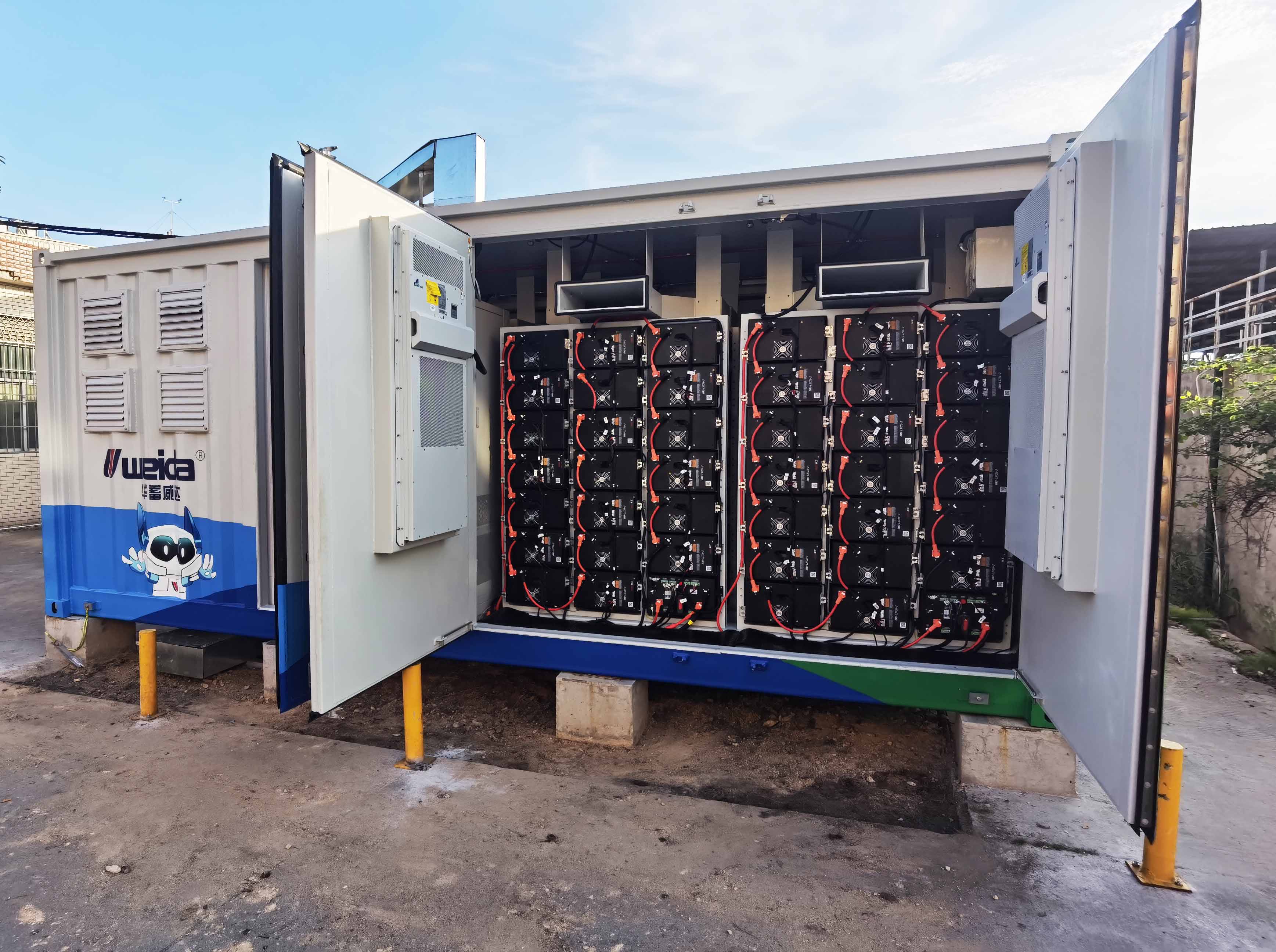 Hệ thống lưu trữ năng lượng container tích hợp weida