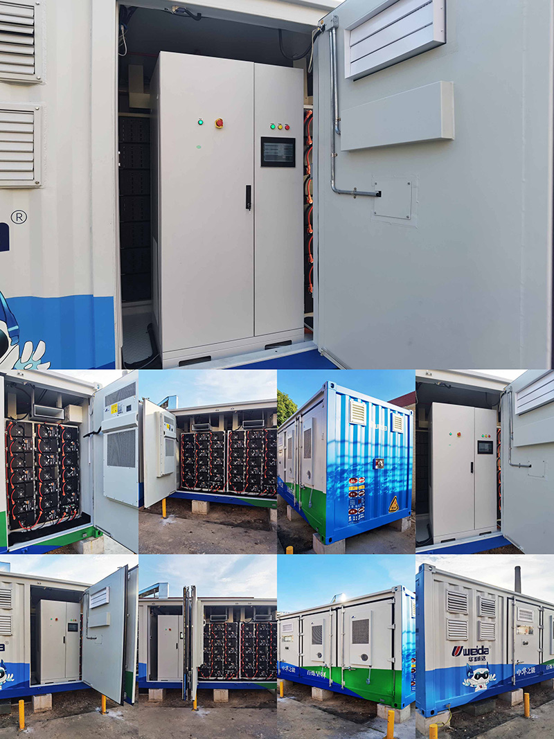 Integrated container energy storage system