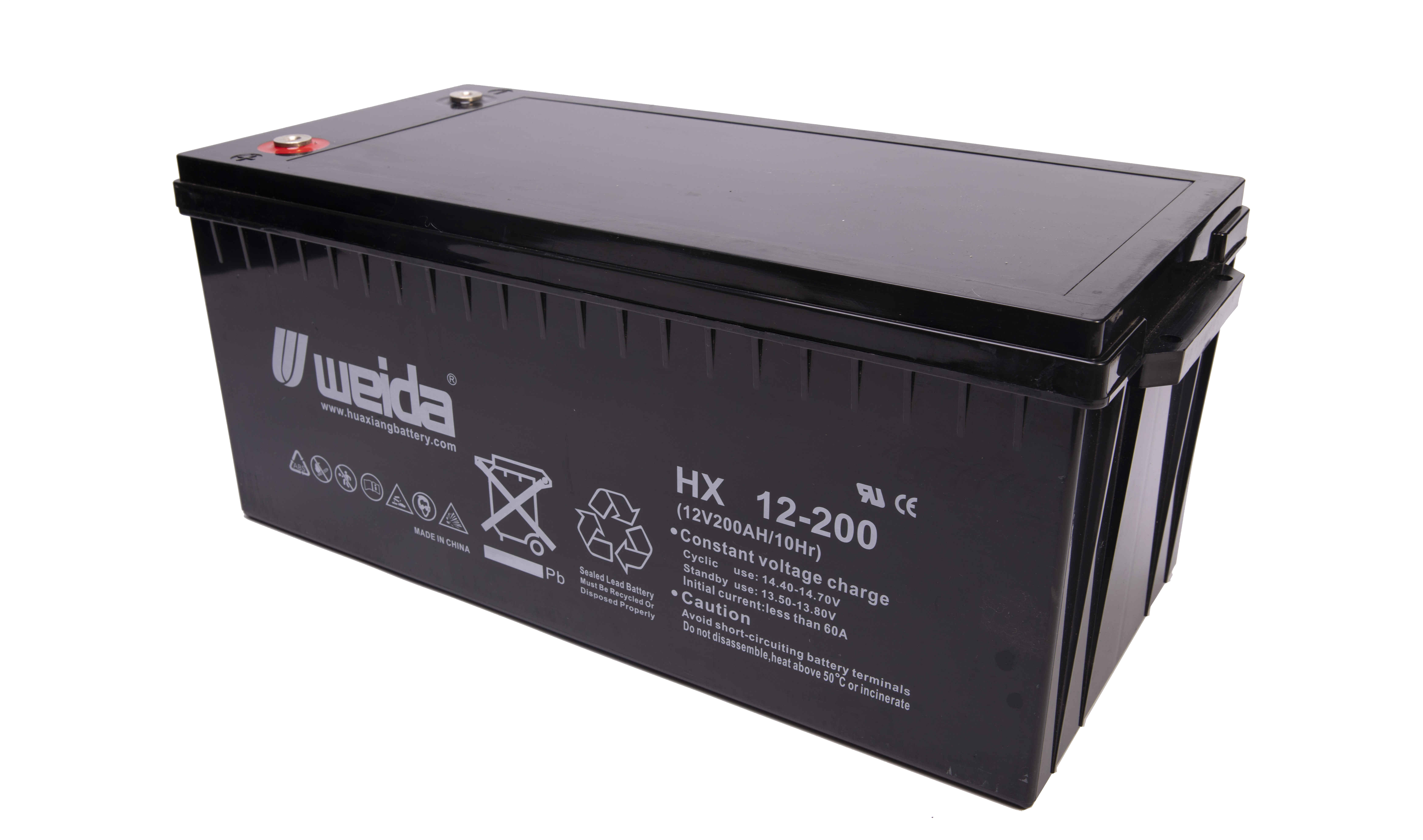 Weida® UPS sla battery agm valve regulated lead acid 100ah 200ah deep cycle lead acid battery solar lead acid battery