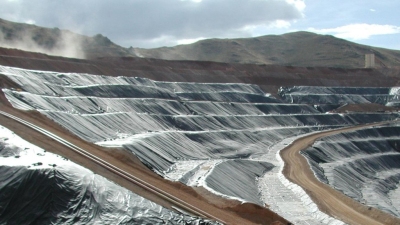 MINES - Tamis de lixiviation en tas