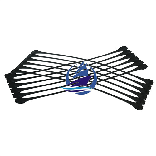 Allée de géogrilles uniaxiales HDPE