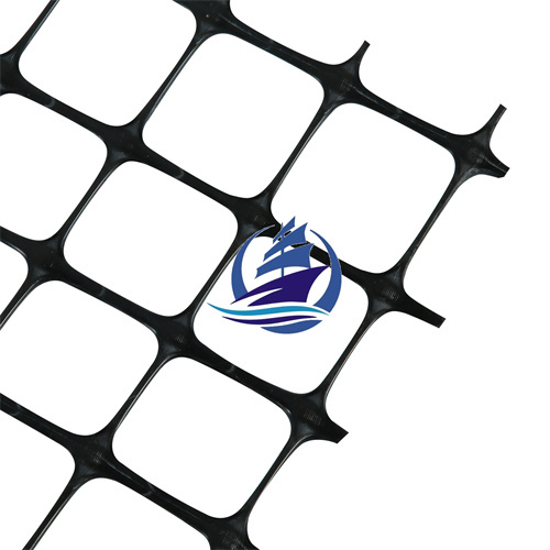 Allée de géogrilles biaxiales en polypropylène