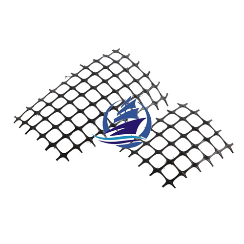 Allée de géogrilles biaxiales en polypropylène