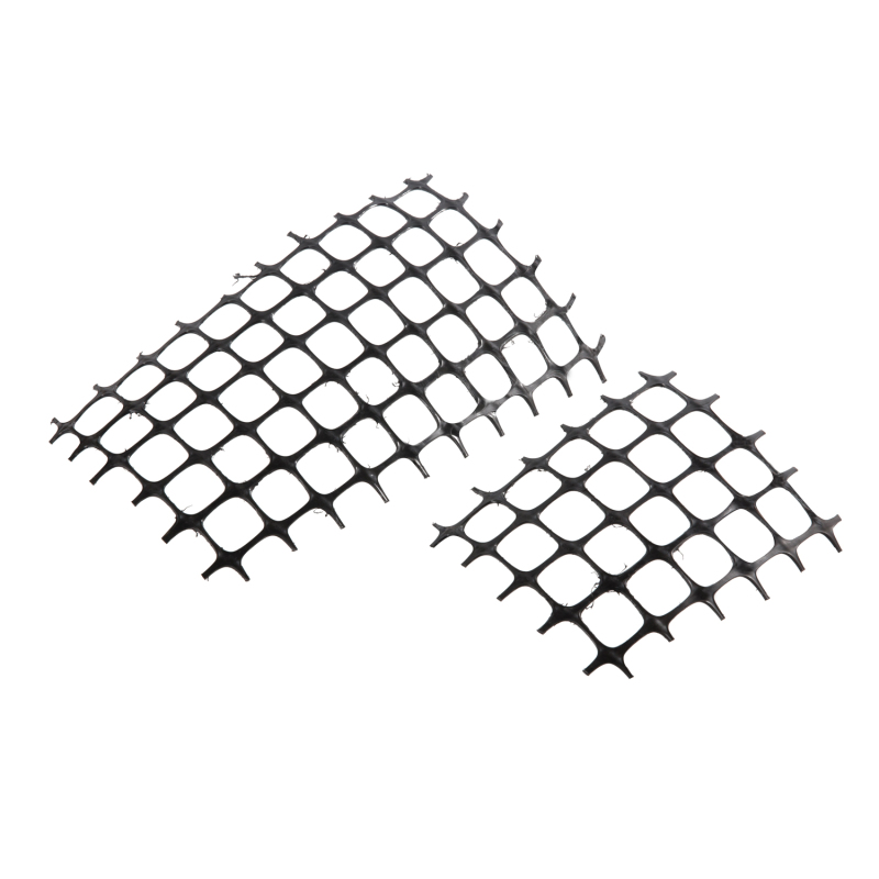 Allée de géogrilles uniaxiales en polypropylène
