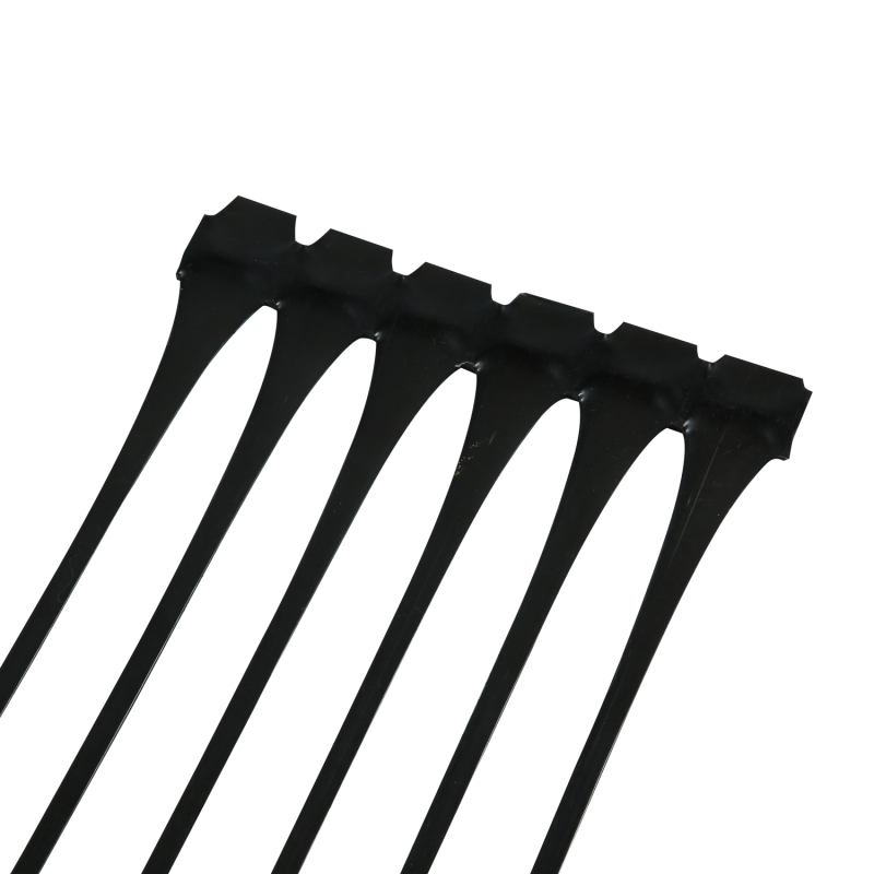 Allée de géogrilles uniaxiales HDPE