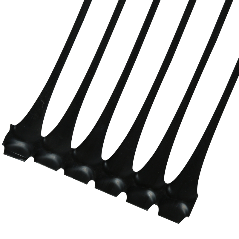 Allée de géogrilles uniaxiales HDPE
