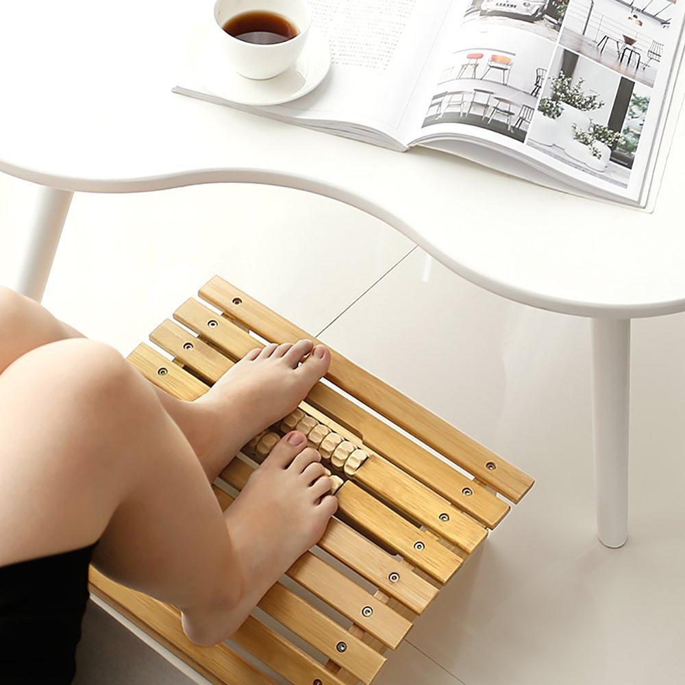 bamboo foot rest