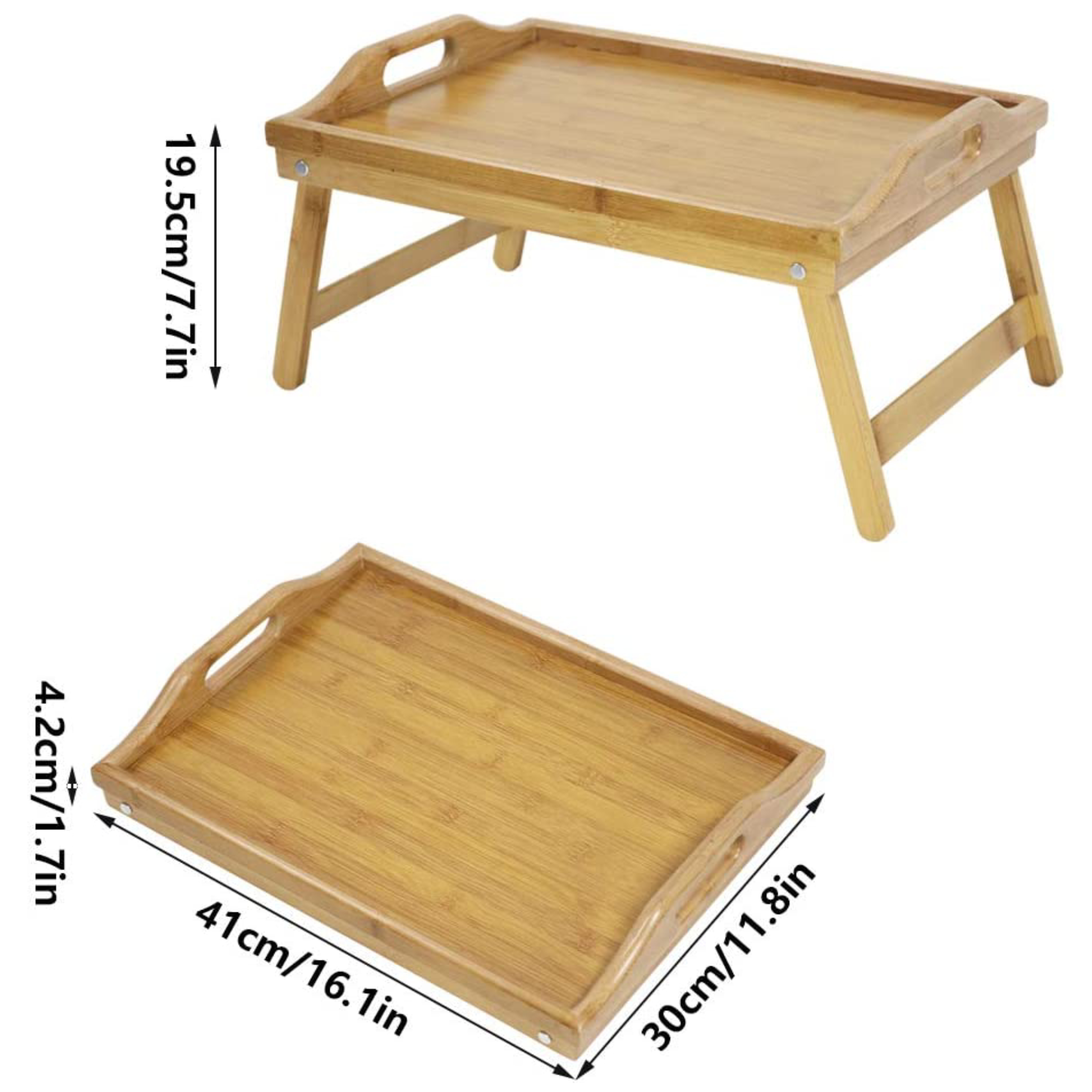 bamboo bed tray