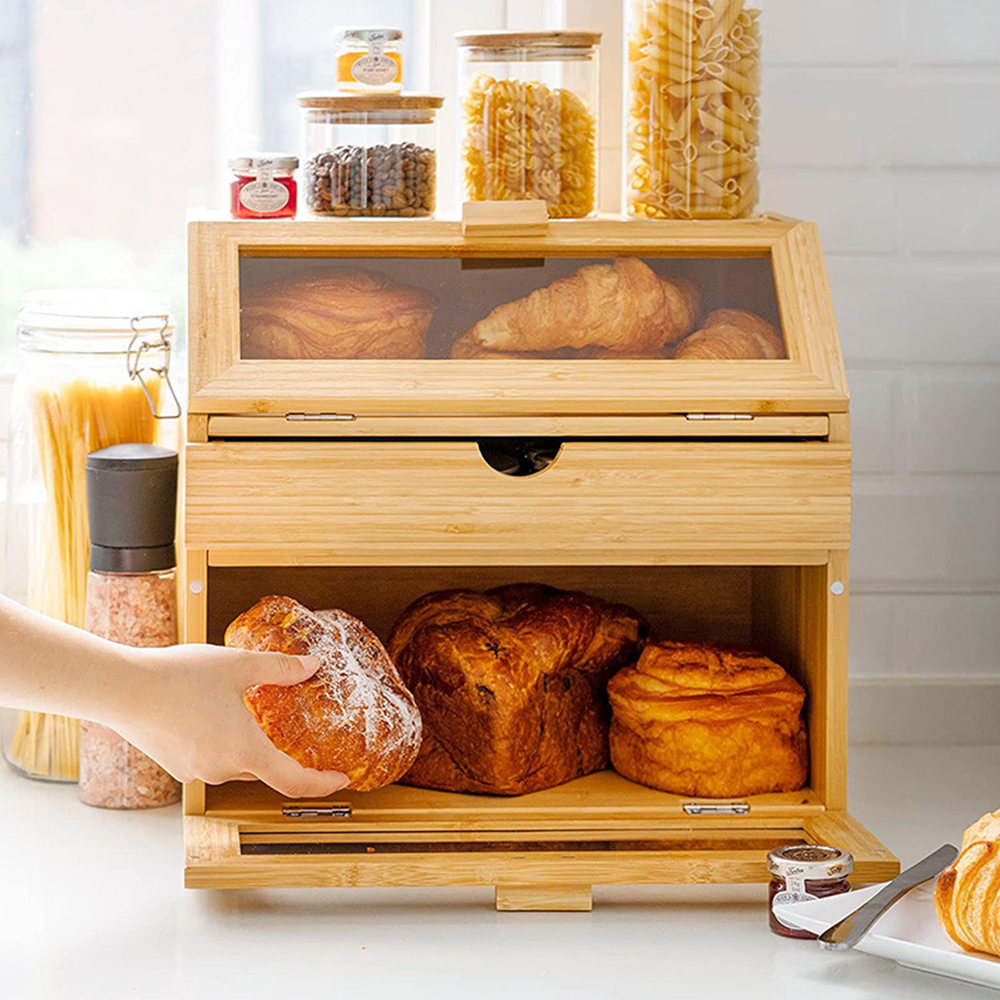 bamboo bread box