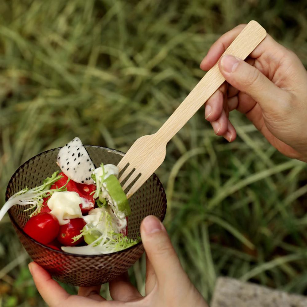 bamboo disposable cutlery