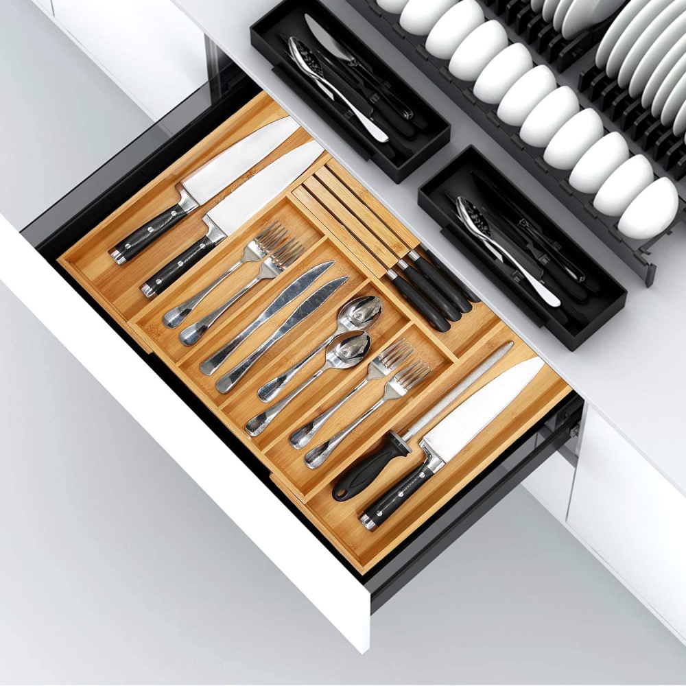 bamboo Cutlery Storage