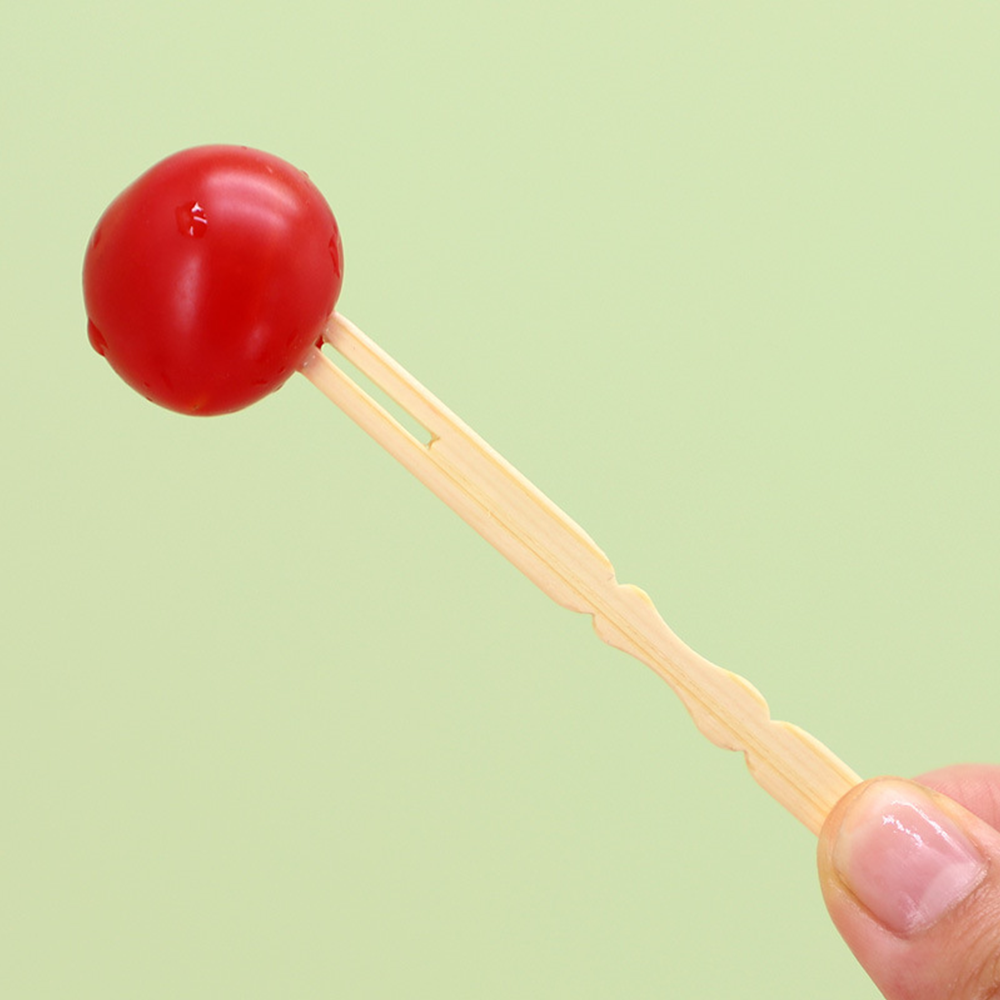 bamboo fruit fork