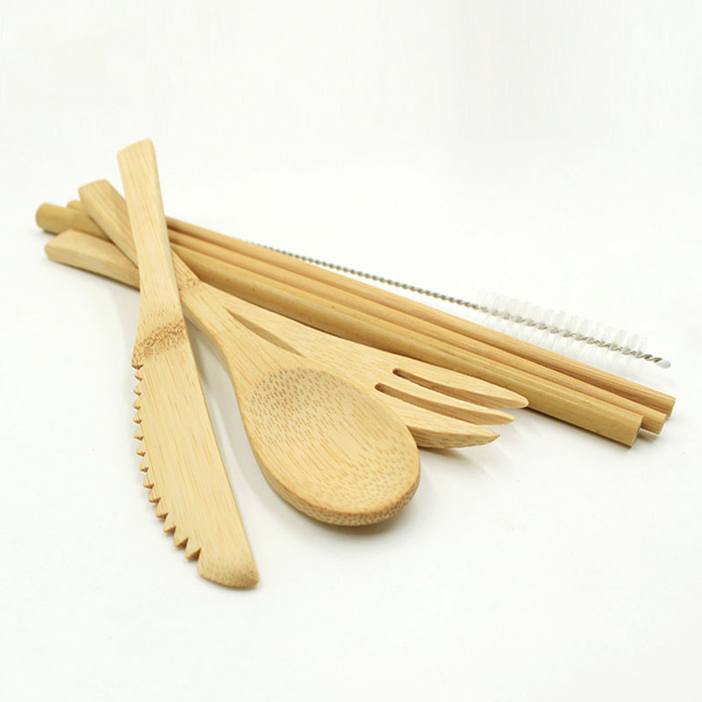 bamboo reusable cutlery