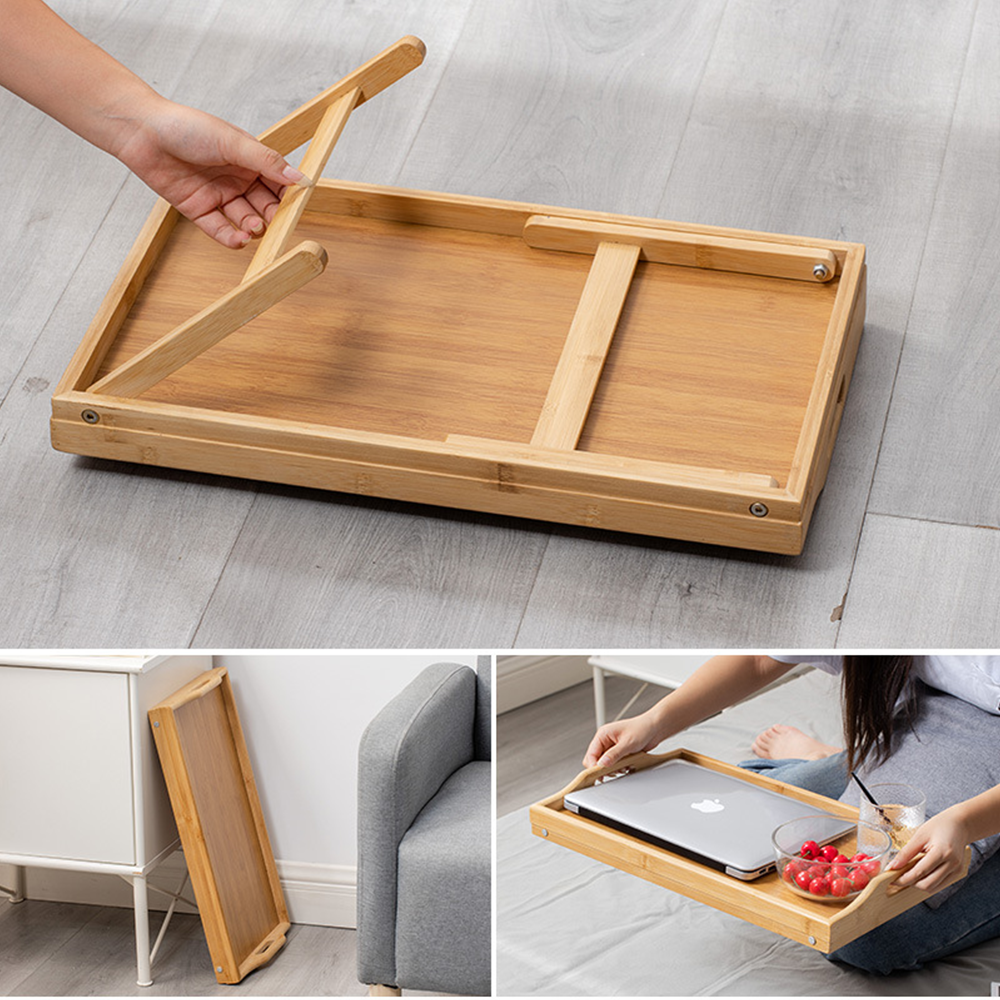 portable bamboo laptop desk