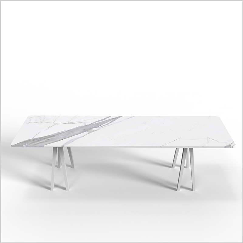 Supply Marble Top Dining Table with Structure Wholesale