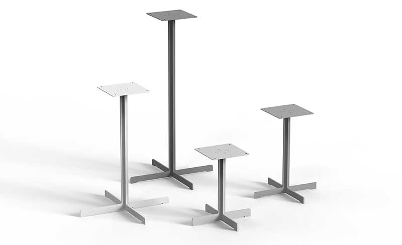 metal table bases