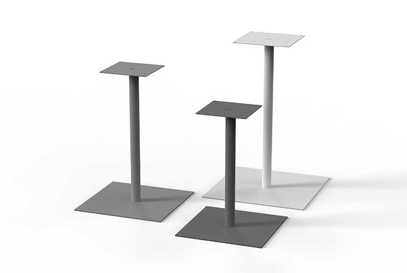 square table base