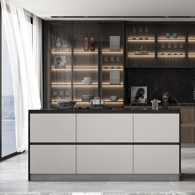 Supply custom hotel room interior AHP sheet made kitchen Wholesale Factory