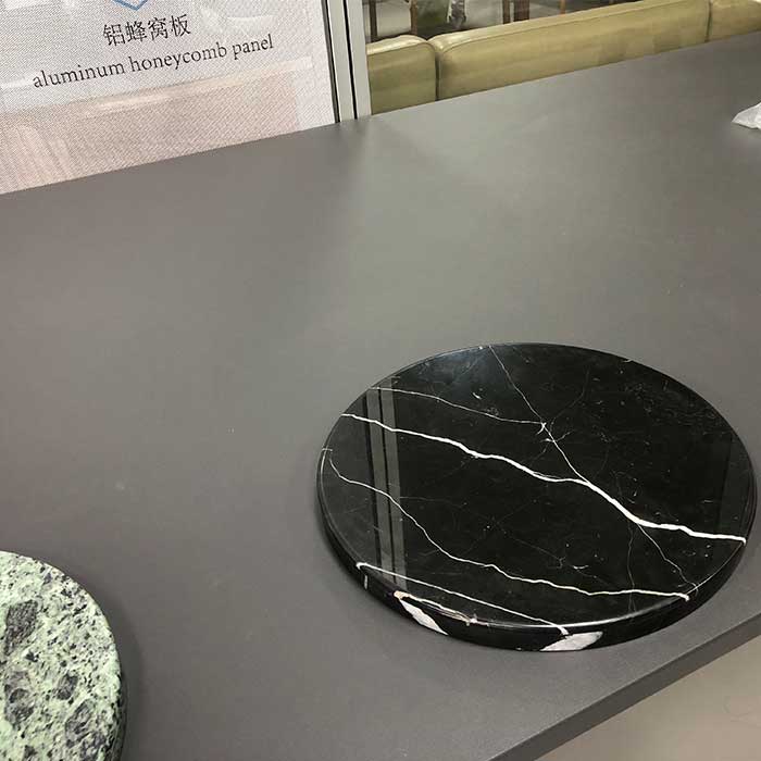 Honeycomb core structure table top indoor and outdoor