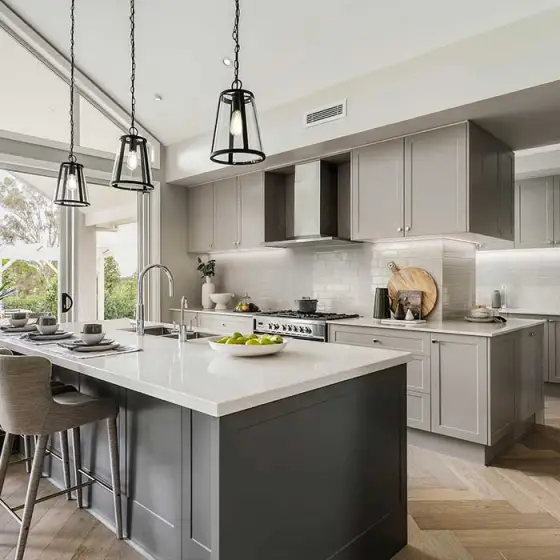 Aluminum kitchen cabinets VS wood kitchen cabinets