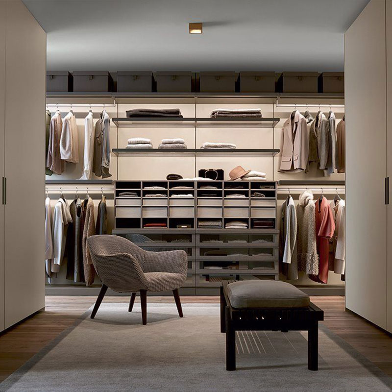 What are the types of wardrobe designs?