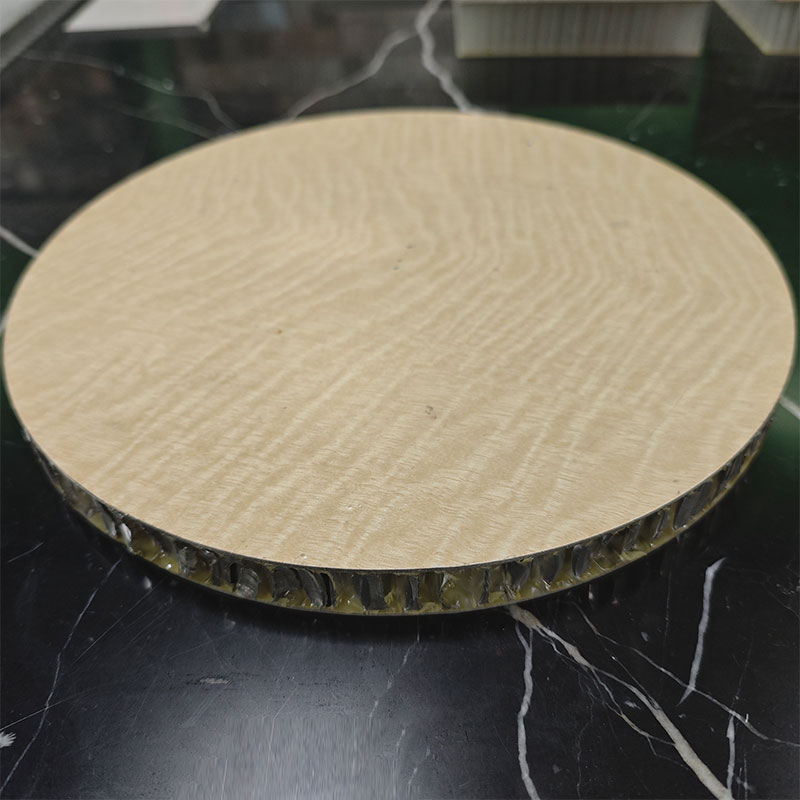 Wood grain aluminum honeycomb panel for furniture