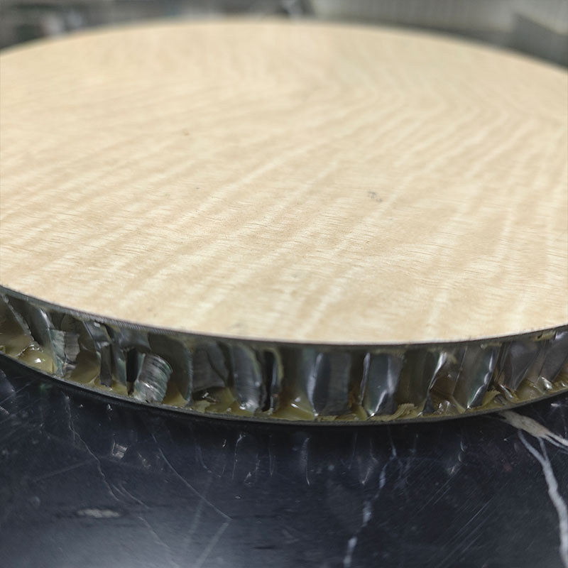 Wood grain aluminum honeycomb panel for furniture