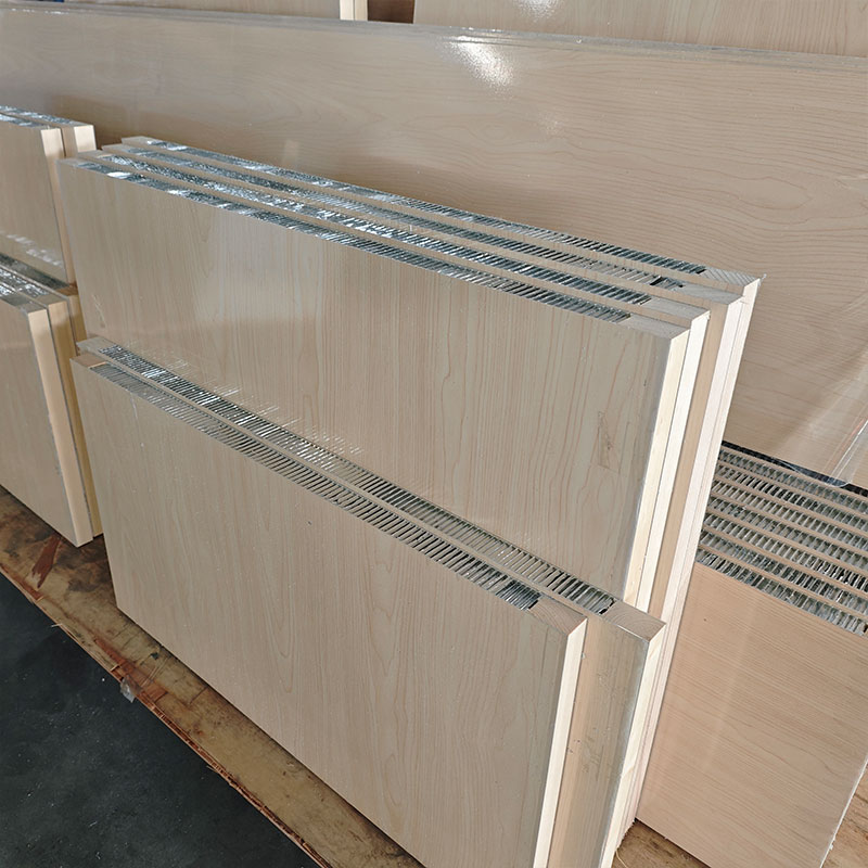 Wood grain aluminum honeycomb panel for furniture