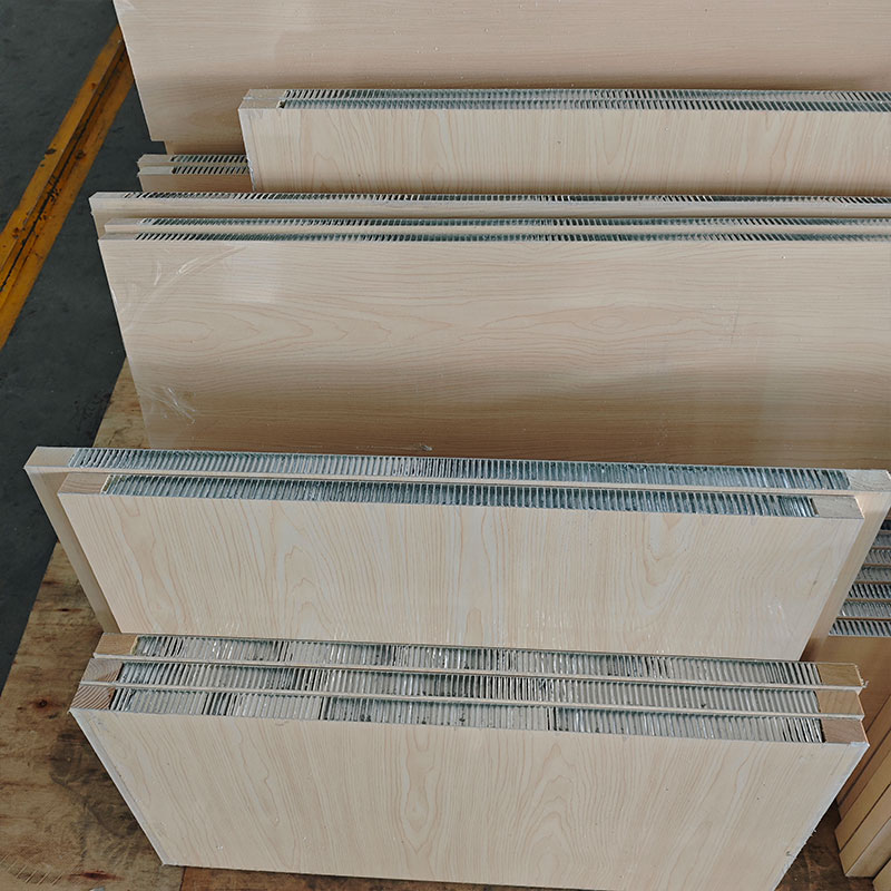 Wood grain aluminum honeycomb panel for furniture