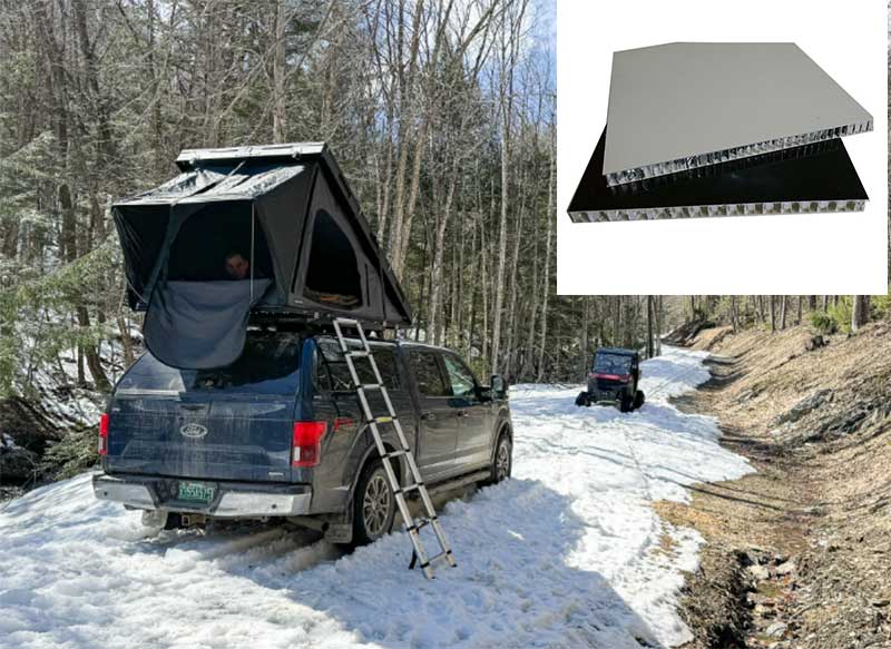 aluminum honeycomb rooftop tent