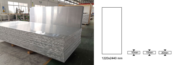 aluminium honeycomb panel