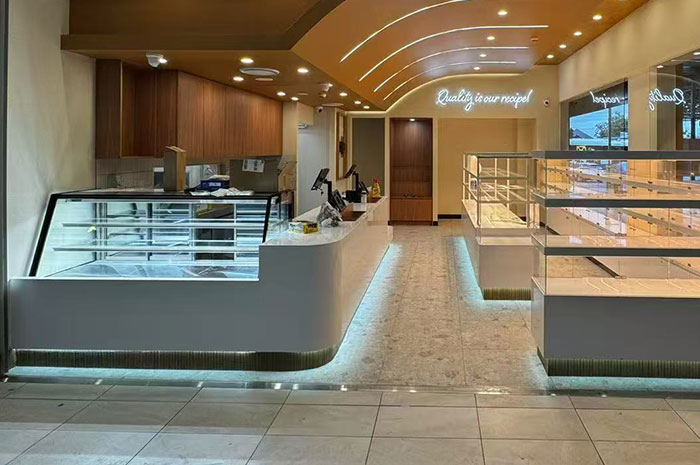 Corian reception desk