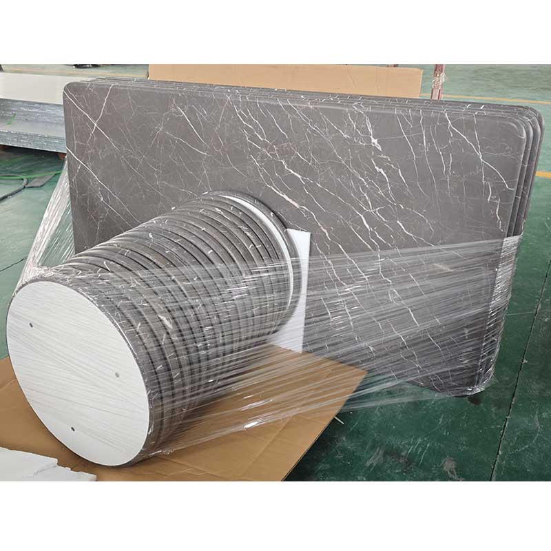 How is aluminum honeycomb furniture produced?