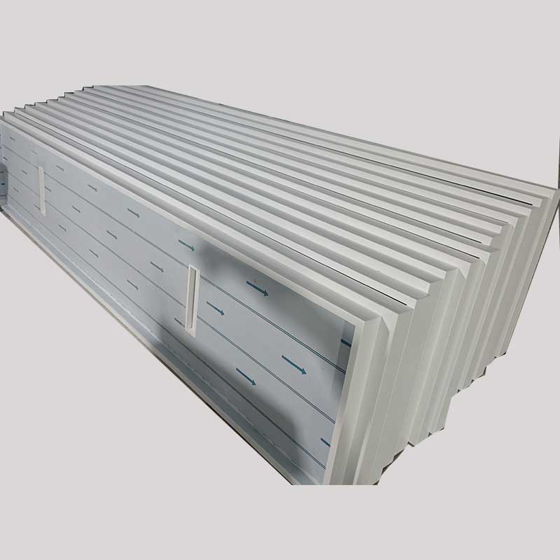 3000x600x22mm Corian honeycomb table top with steel legs