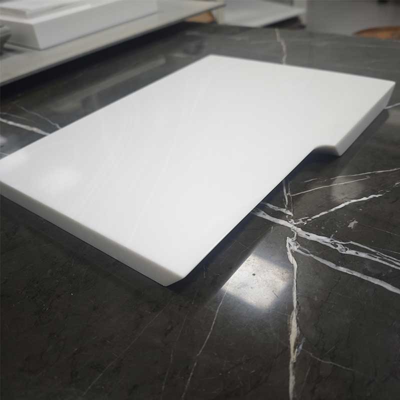 custom stone cabinet door and drawer front