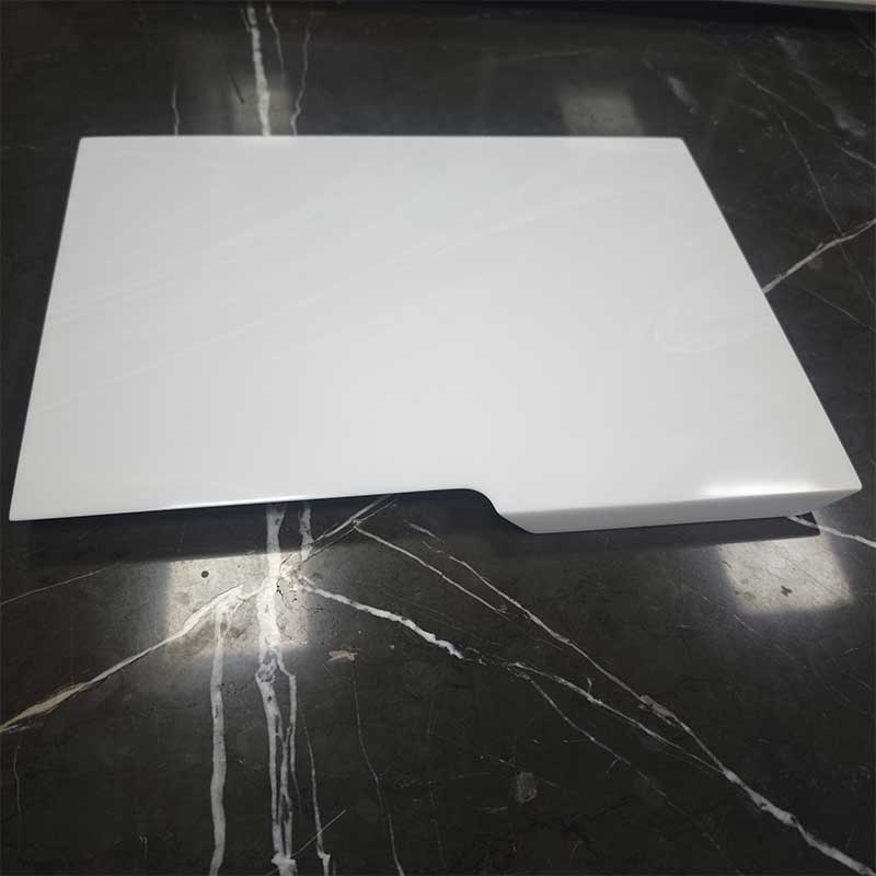 custom stone cabinet door and drawer front