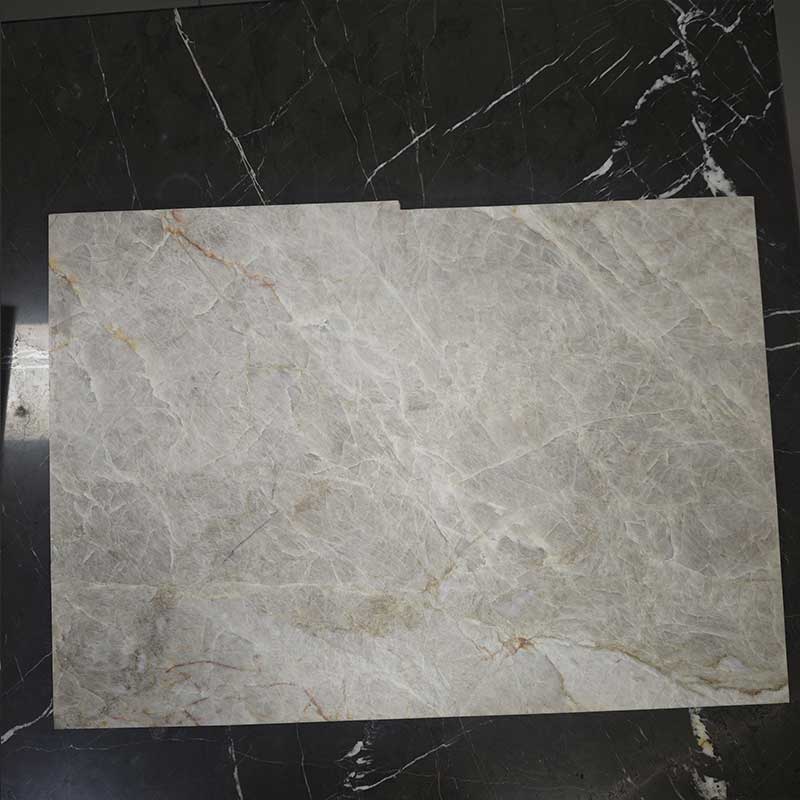 custom stone cabinet door and drawer front